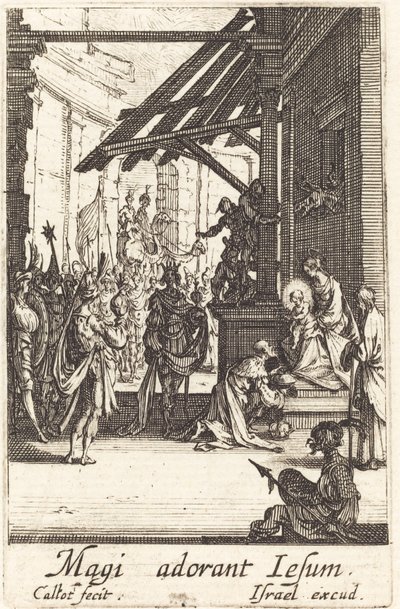 Tilbedelsen av magiene av Jacques Callot
