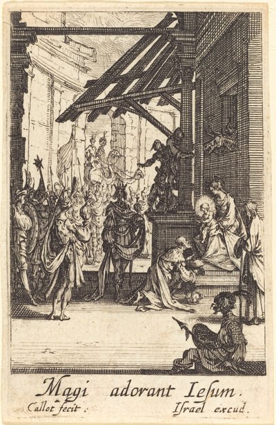 The Adoration of the Magi, i eller etter 1630. av Jacques Callot