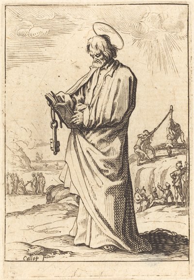 Apostelen Peter av Jacques Callot