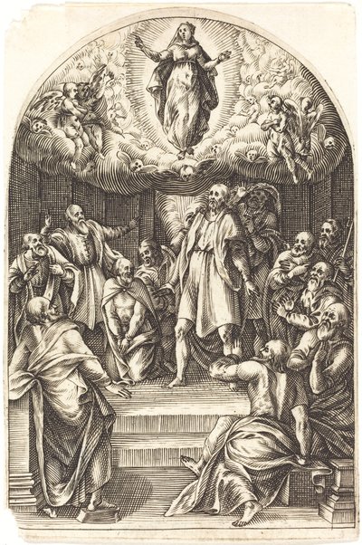 The Assumption, 16081611. av Jacques Callot
