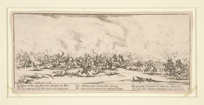 The Battle, fra The Miseries and Disasters of War av Jacques Callot