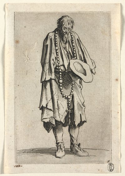 Tiggerne: Tigger med rosenkrans av Jacques Callot