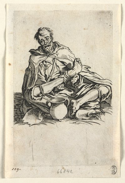 Tiggerne: Malingerer , ca. 1623. av Jacques Callot
