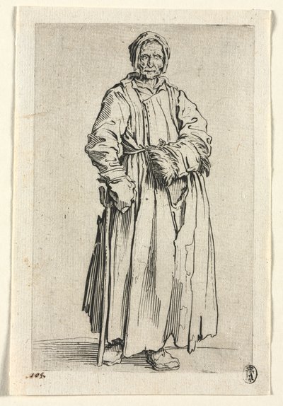 Tiggerne: Enøyd kvinne av Jacques Callot