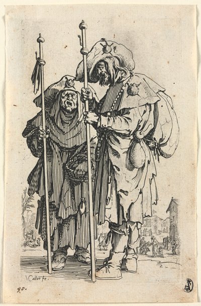 Tiggerne: De to pilgrimene av Jacques Callot