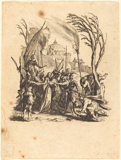 Forræderiet, ca. 16241625. av Jacques Callot