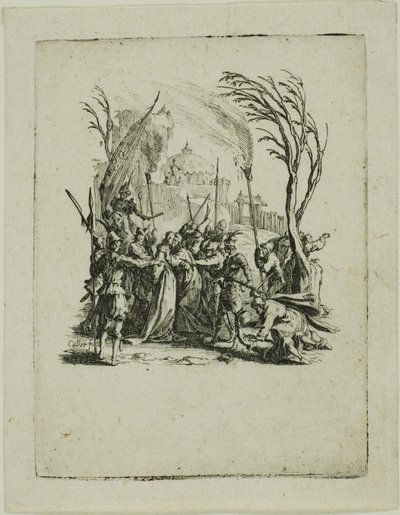 Forræderiet, fra Den lille lidenskapen av Jacques Callot