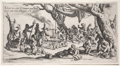 The Bohemians: The Stopping Place: The Feast of the Bohemians av Jacques Callot