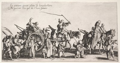 Bohemerne, ca. 1621-1625. av Jacques Callot