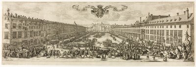 The Carrière, eller Rue Neuve, ved Nancy (The New Street) av Jacques Callot