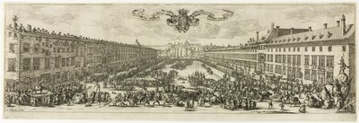 The Carrière, eller Rue Neuve, ved Nancy (The New Street) av Jacques Callot