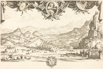 Kampen om Avigliana, i eller etter 1631. av Jacques Callot