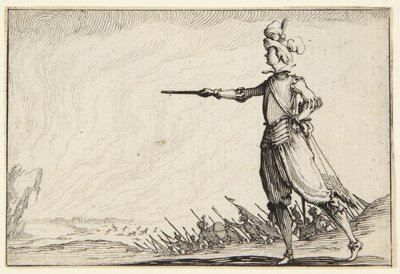 Kommandanten til fots av Jacques Callot