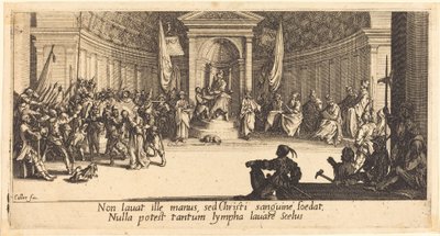 Dødsdommen, ca. 1618. av Jacques Callot