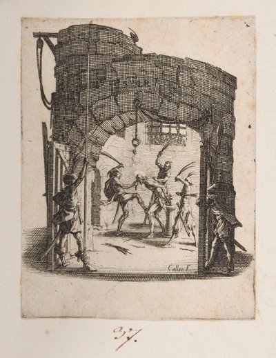 The Coronation of Pines, nr. 8 av 11 fra La Petite Passion av Jacques Callot