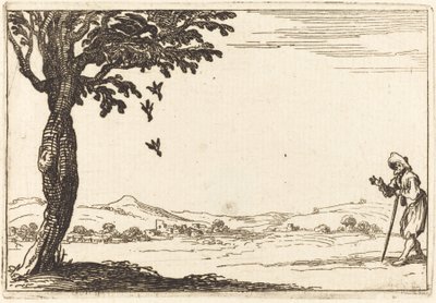 Kråken og hennes unge av Jacques Callot