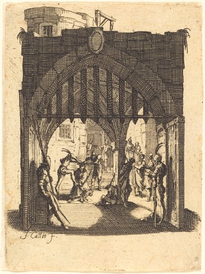 Kroningen med torner av Jacques Callot