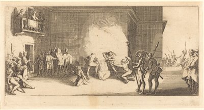 The Crowning with Thorns, ca. 1618. av Jacques Callot