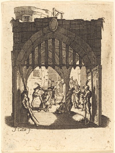 The Crowning with Thorns, ca. 16241625. av Jacques Callot