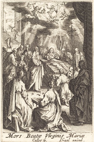 Jomfruens død, i eller etter 1630. av Jacques Callot
