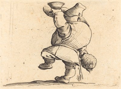 Drikkeren, bakfra av Jacques Callot