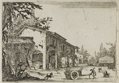 Fabrikken, fra The Caprices av Jacques Callot