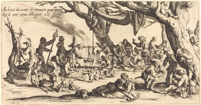 Bohemenes fest av Jacques Callot