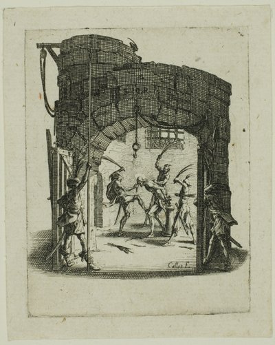 The Flagelation, fra The Small Passion av Jacques Callot