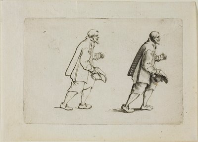 The Greeting Peasant, fra The Caprices av Jacques Callot