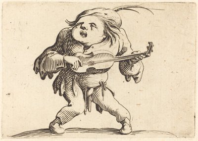 Gitarspilleren av Jacques Callot