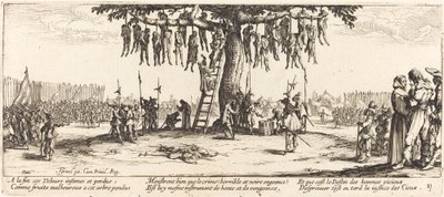 Hengingen, ca. 1633. av Jacques Callot