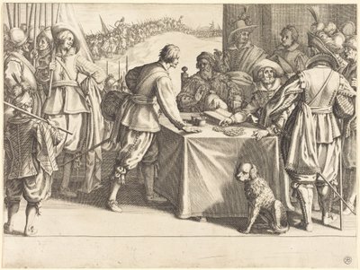 Rekrutteringen av troppene av Jacques Callot