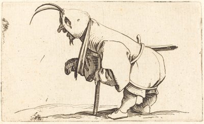 The Hooded Cripple av Jacques Callot
