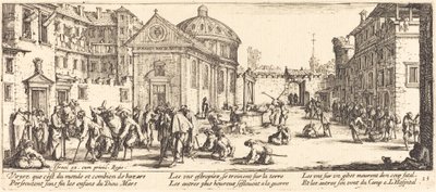 Sykehuset, ca. 1633. av Jacques Callot