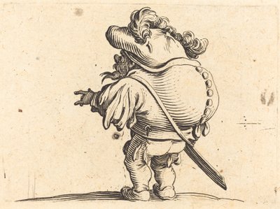 Pukkelryggen med fjærhetten av Jacques Callot