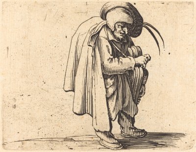Hurdy-Gurdy-spilleren av Jacques Callot