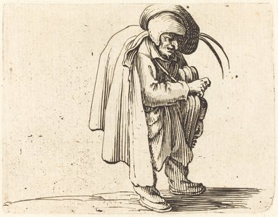 Hurdy-Gurdy-spilleren av Jacques Callot