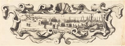 Landingen av troppene av Jacques Callot