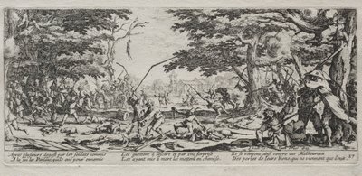 The Large Miseries of War: Peasants Revenge, 1633. av Jacques Callot