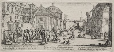 The Large Miseries of War: The Hospital av Jacques Callot