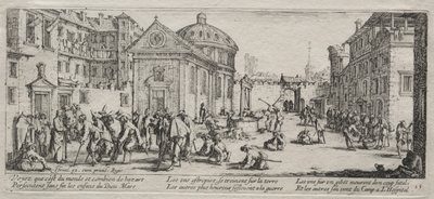 The Large Miseries of War: The Hospital, 1633. av Jacques Callot