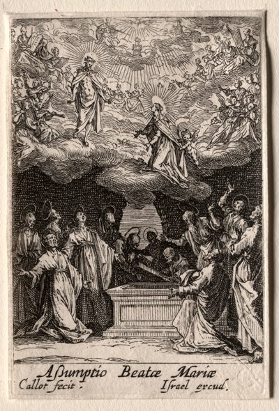 The Life of the Virgin: The Assumption of the Virgin. av Jacques Callot