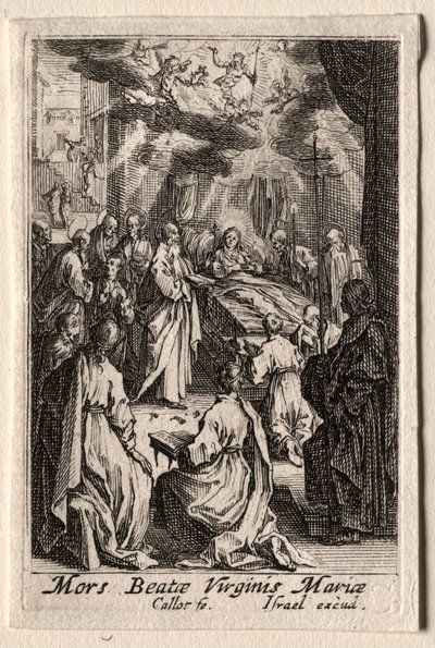 The Life of the Virgin: The Death of the Virgin. av Jacques Callot