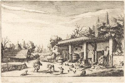 Den lille gården av Jacques Callot