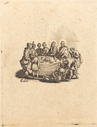 Ekteskapet i Kana av Jacques Callot