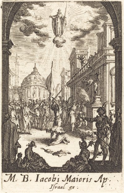 The Martyrium of Saint James Major av Jacques Callot