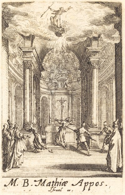 The Martyrium of Saint Matthias, ca. 16341635. av Jacques Callot