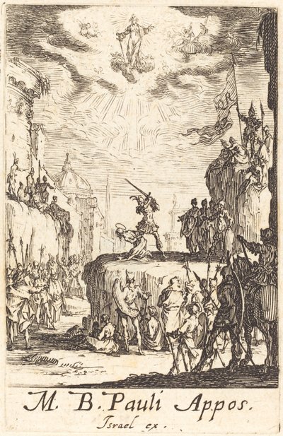 Saint Pauls martyrium av Jacques Callot