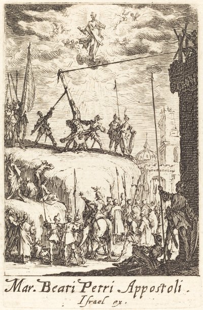 Sankt Peters martyrium, ca. 16341635. av Jacques Callot
