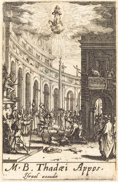 The Martyrium of Saint Thaddeus, ca. 16341635. av Jacques Callot